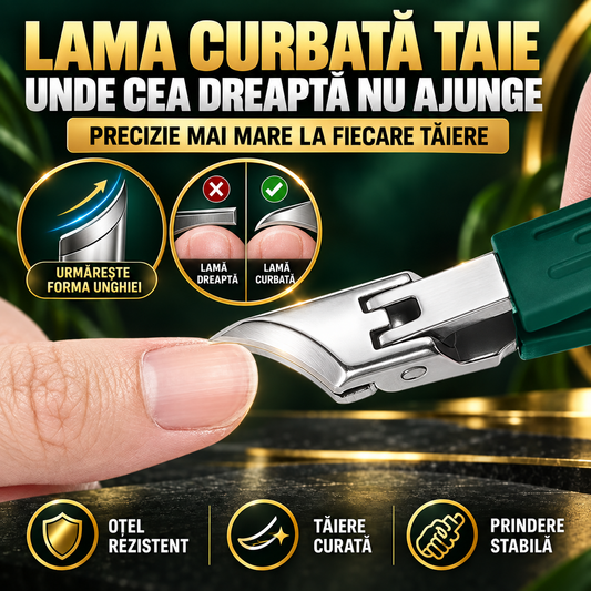 (1+1 GRATIS) Unghiera Clipper Unghii Groase și Încarnate