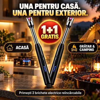 (1+1 GRATIS) - Brichetă Electrică Reîncărcabilă USB