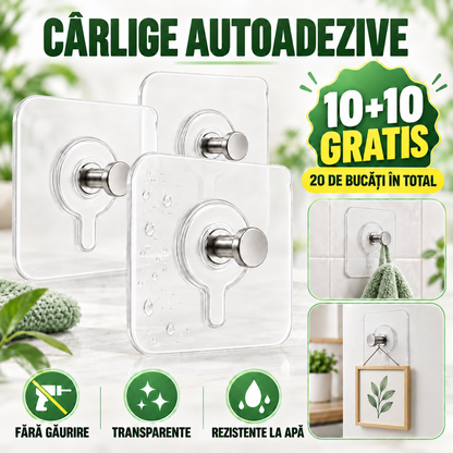 (10+10 GRATIS) Set FixHook™ –  Cârlige Autoadezive