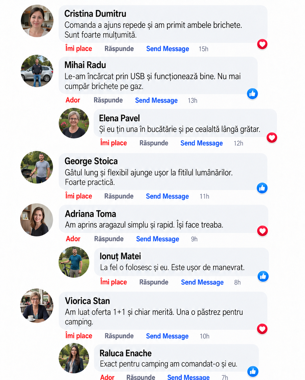 Recenzii Facebook ale clienților Pretivo
