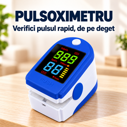 Tensiometru digital + (Termometru și Pulsoximetru) - GRATIS