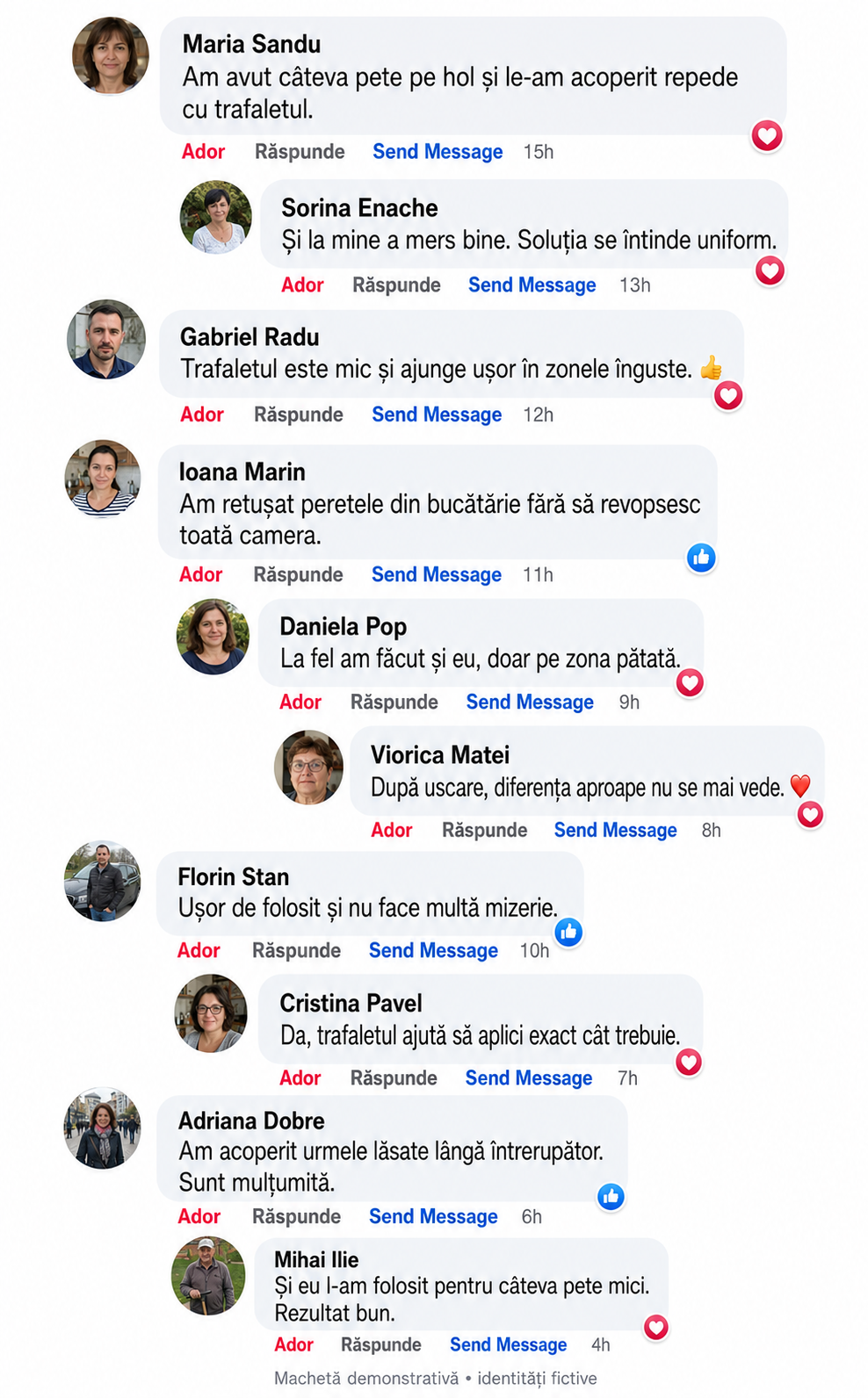 Recenzii Facebook ale clienților Pretivo