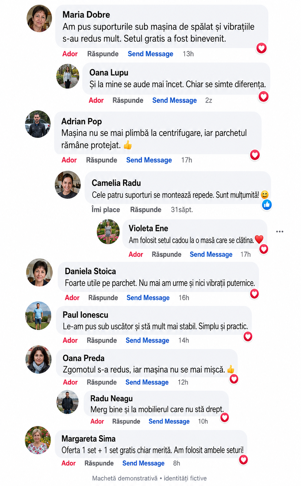 Recenzii Facebook ale clienților Pretivo