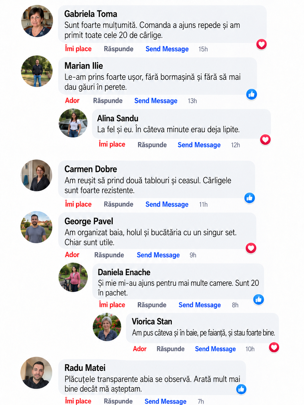 Recenzii Facebook ale clienților Pretivo